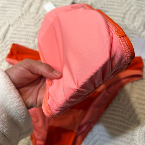 NWT Kate Spade Bold coral and orange Bikini - Picture 7 of 9